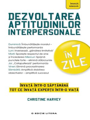 cover image of Dezvoltarea aptitudinilor interpersonale